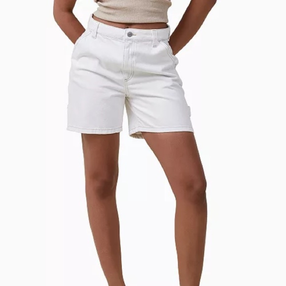 Cotton On White Cargo Shorts